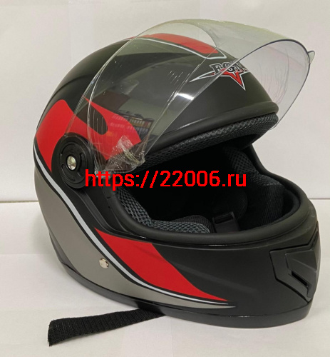 Мотошлем закрытый FGN-888 черный матовый (без размера) Мотошлем закрытый FGN-888 черный матовый (без размера)