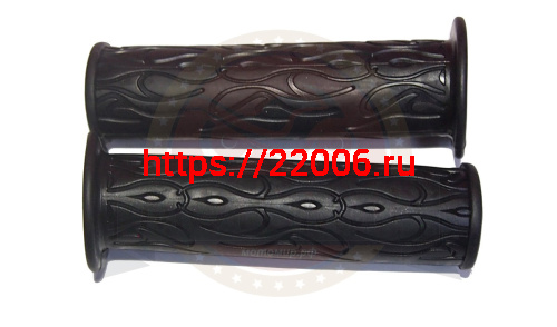 _Грипсы для велосипеда 104мм, резина, с упором, черные _Грипсы для велосипеда 104мм, резина, с упором, черные