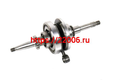 Коленвал 139QMB (GY6-50-80) (шестерня под маслонасос 16 зубов) Коленвал 139QMB (GY6-50-80) (шестерня под маслонасос 16 зубов)