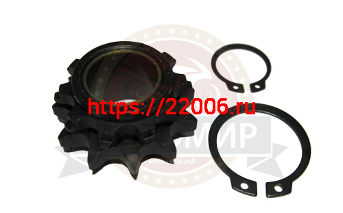 Звезда 11 зуб. (428) цепи, внутрений d22мм, для сцепления со сменными звездами