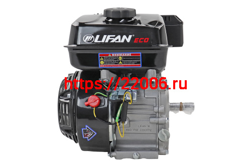 Двигатель LIFAN  7,0 л.с. 170F ECO (212сс, мотобуксировщики, вал d19) фото 2