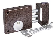 Замок Zenit (Зенит) накладной ЗН4-1 (медь)