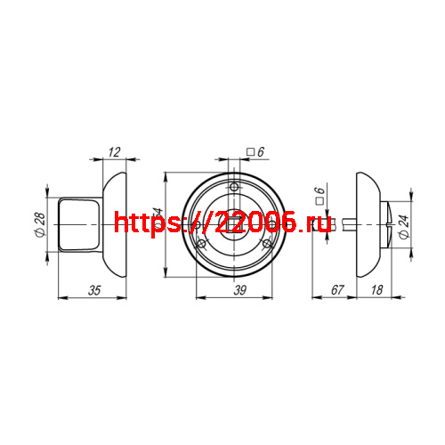 Ручка Armadillo (Армадилло) поворотная BK6.R.LD54 (BK6) AB/GP-7 бронза/золото фото 3 Ручка Armadillo (Армадилло) поворотная BK6.R.LD54 (BK6) AB/GP-7 бронза/золото фото 3