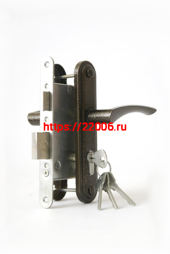 Замок Zenit (Зенит) врезной цилиндровый с защёлкой в комплекте с ручкой ЗВ4-3.07 (бронза), 4 кл. Замок Zenit (Зенит) врезной цилиндровый с защёлкой в комплекте с ручкой ЗВ4-3.07 (бронза), 4 кл.