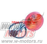 Боковой фонарь (BF-22) круглый Иж ПС хром желт. Боковой фонарь (BF-22) круглый Иж ПС хром желт.