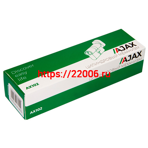 Цилиндровый Ajax (Аякс) механизм (AX100/90) AX1000Key90 (40+10+40) CP хром фото 2 Цилиндровый Ajax (Аякс) механизм (AX100/90) AX1000Key90 (40+10+40) CP хром фото 2