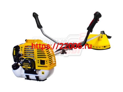 Мотокоса CHAMPION Т333S-2 (0.9кВт/1.22л.с,32.6см3,неразъемн.прямая штанга U-ручка,7.6кг) Мотокоса CHAMPION Т333S-2 (0.9кВт/1.22л.с,32.6см3,неразъемн.прямая штанга U-ручка,7.6кг)