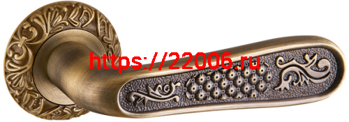 Ручка Fuaro (Фуаро) раздельная VIRGINIA SM AB-7 матовая бронза Ручка Fuaro (Фуаро) раздельная VIRGINIA SM AB-7 матовая бронза