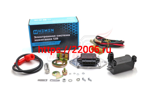 Электронное зажигание Иж Планета микропроц.в сборе с катушкой СИЛИК.ПР. (1148.3734+135.3705М)(HEMEN)
