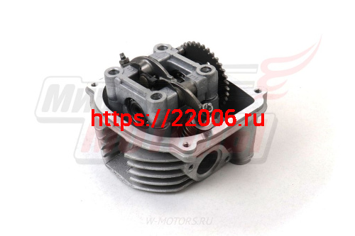 Головка цилиндра 4х такт. дв.157QMJ(57,4 мм,150см3)(клапана+постель распредв.+распредвал+звезда ГРМ) фото 2