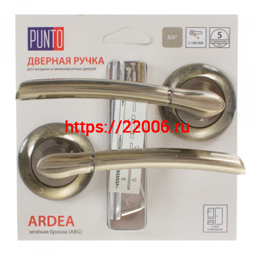 Ручка Punto (Пунто) раздельная ARDEA TL/HD ABG-6 зеленая бронза Ручка Punto (Пунто) раздельная ARDEA TL/HD ABG-6 зеленая бронза