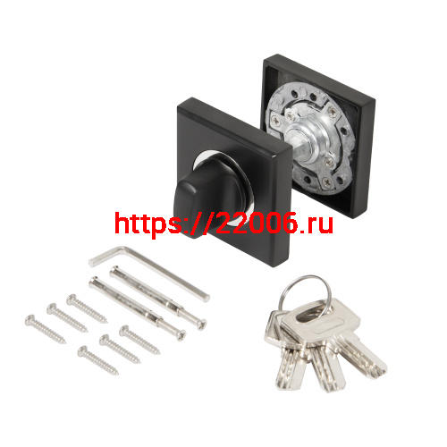 Ручка поворотная Ajax (Аякс) с фиксацией ключом BK6.FIX.JK BL-24 черный фото 5 Ручка поворотная Ajax (Аякс) с фиксацией ключом BK6.FIX.JK BL-24 черный фото 5