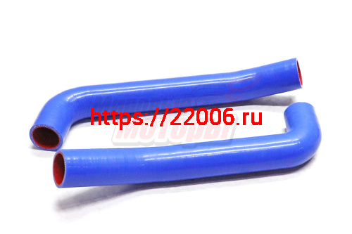 Патрубки радиатора ГАЗель Next силикон.,синие,армир.,комп.2шт. L470/425мм,d40мм. (HH0012) Патрубки радиатора ГАЗель Next силикон.,синие,армир.,комп.2шт. L470/425мм,d40мм. (HH0012)