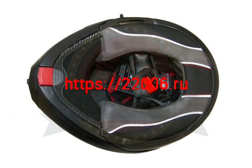 Шлем модуляр YM-929_3 "YAMAPA", (подбородок откидывается) TRANSFORMER, черный матовый, разм. M  NEW фото 5