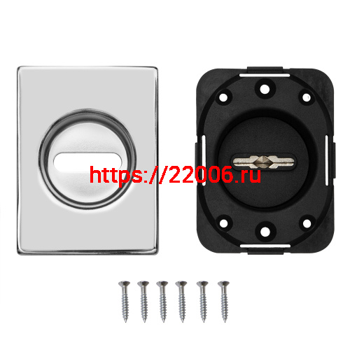 Накладка Fuaro (Фуаро) на сувальдный замок ESC.S-auto.RL/U/K.477 СР-8 хром фото 3 Накладка Fuaro (Фуаро) на сувальдный замок ESC.S-auto.RL/U/K.477 СР-8 хром фото 3