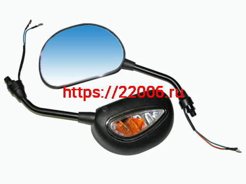 Зеркала заднего вида №44 пластик черный М10 с поворотом МТ-101 Зеркала заднего вида №44 пластик черный М10 с поворотом МТ-101