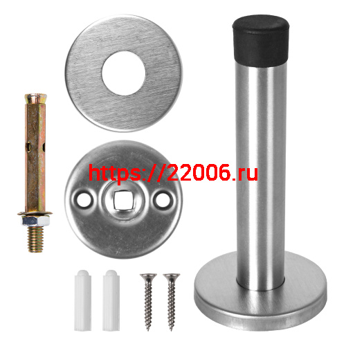 Упор Fuaro (Фуаро) дверной настенный STOPPER/M.15 INOX (нерж. сталь) фото 2 Упор Fuaro (Фуаро) дверной настенный STOPPER/M.15 INOX (нерж. сталь) фото 2