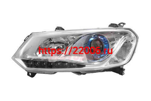 Фара передняя левая T600, ксенон, синяя (4121010009B11) Фара передняя левая T600, ксенон, синяя (4121010009B11)