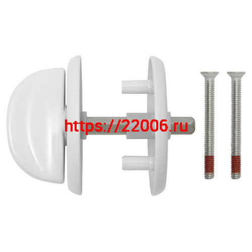 Ручка Fuaro (Фуаро) поворотная WC-001-WH (белый) фото 2 Ручка Fuaro (Фуаро) поворотная WC-001-WH (белый) фото 2