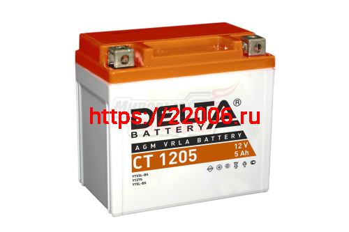 Аккумулятор 12В 5Ач DELTA CT1205 (YTX5L-BS) (кислотный, герметичный) (обр.полярн) (114*69*106мм) BEETLE,BUG,DINGO,ZERO,COUGAR Аккумулятор 12В 5Ач DELTA CT1205 (YTX5L-BS) (кислотный, герметичный) (обр.полярн) (114*69*106мм) BEETLE,BUG,DINGO,ZERO,COUGAR
