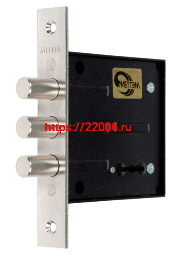 Замок Mettem (Меттэм) врезной сувальдный ЗВ8 802.0.0, 3 кл.