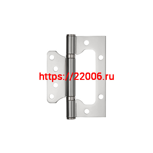 Петля Ajax (Аякс) универсальная без врезки IN4000W SSC (100/P-2B 100x2,3) сатин.хром Петля Ajax (Аякс) универсальная без врезки IN4000W SSC (100/P-2B 100x2,3) сатин.хром