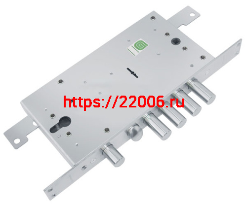 Замок Guardian (Гардиан) врезной двухсистемный ЗВ 25.12 Т с тягами, 5 кл. (длинный кл. 54 мм) /123:211/