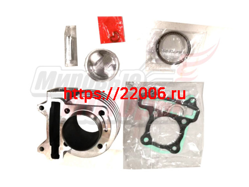 Поршневая в сборе Скутер 4х такт.(цил,порш,кольца,палец) 100см3 (50 мм) ММ Поршневая в сборе Скутер 4х такт.(цил,порш,кольца,палец) 100см3 (50 мм) ММ