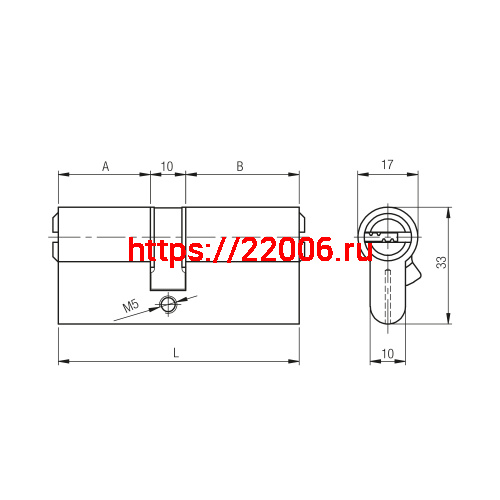 Цилиндровый Kale kilit (Кале килит) механизм 164 BN/68 (26+10+32) mm никель 5 кл. фото 3 Цилиндровый Kale kilit (Кале килит) механизм 164 BN/68 (26+10+32) mm никель 5 кл. фото 3
