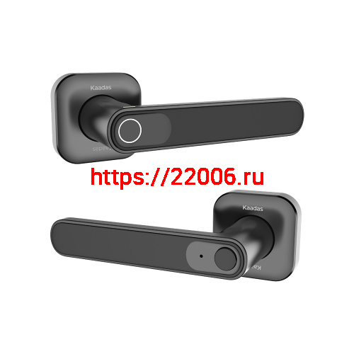 Замок-ручка электронный Kaadas LH01 с отпечатком пальца, черный Замок-ручка электронный Kaadas LH01 с отпечатком пальца, черный