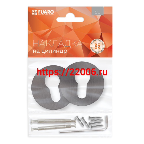 Накладка Fuaro (Фуаро) на цилиндр ET.R.SLR52 GR-23 графит фото 2