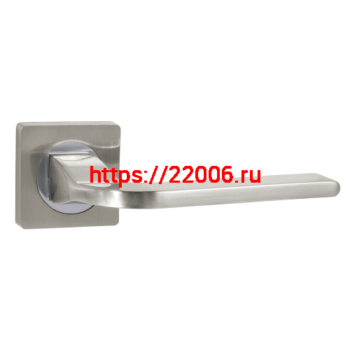 Ручка Ajax (Аякс) раздельная K.JK51.SPLINE (SPLINE JK) SN/CP-3 матовый никель/хром Ручка Ajax (Аякс) раздельная K.JK51.SPLINE (SPLINE JK) SN/CP-3 матовый никель/хром