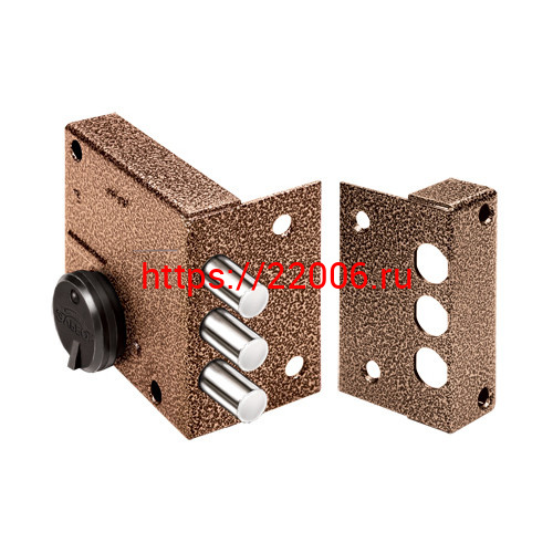 Замок Elbor (Эльбор) накладной сувальдный Кремень 1.04.51.МА (медный антик) Замок Elbor (Эльбор) накладной сувальдный Кремень 1.04.51.МА (медный антик)