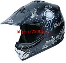 Мотошлем YM-210 KIDS серый (S) Мотошлем YM-210 KIDS серый (S)