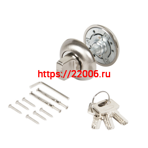 Ручка поворотная Ajax (Аякс) с фиксацией ключом BK6.FIX.JR SN-3 мат.никель фото 5 Ручка поворотная Ajax (Аякс) с фиксацией ключом BK6.FIX.JR SN-3 мат.никель фото 5