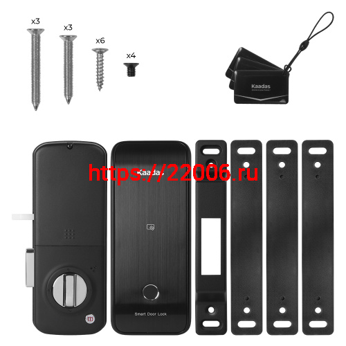 Замок накладной электронный Kaadas R6-5 с отпечатком пальца, черный СНЯТ С ПРОИЗВОДСТВА фото 5 Замок накладной электронный Kaadas R6-5 с отпечатком пальца, черный СНЯТ С ПРОИЗВОДСТВА фото 5