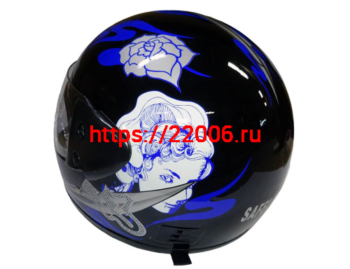 Шлем интеграл "Safelead" HF-101 NEW черный (Q19B)(Q29) размер L фото 4 Шлем интеграл "Safelead" HF-101 NEW черный (Q19B)(Q29) размер L фото 4