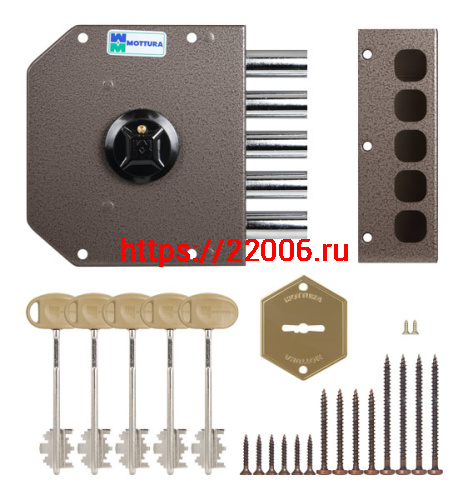 Замок Mottura (Моттура) накладной 20.500 D (правый) фото 2