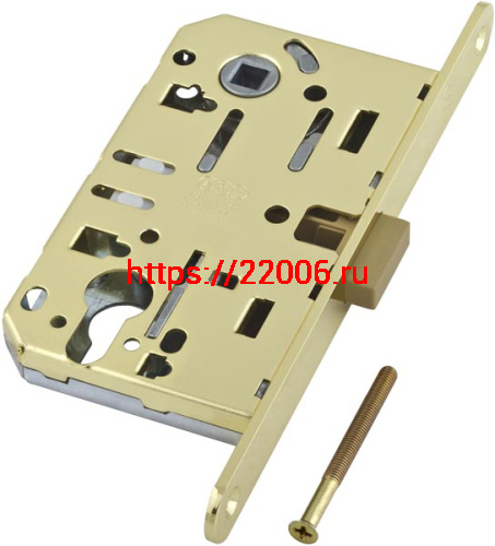 Корпус AGB (АГБ) врезного замка магнитный под цилиндр MEDIANA POLARIS B06103.50.03 (латунь) Корпус AGB (АГБ) врезного замка магнитный под цилиндр MEDIANA POLARIS B06103.50.03 (латунь)