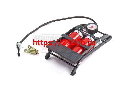 Насос ножной 55х100мм двухцил. выс.давл. (импорт) KAYOBA Насос ножной 55х100мм двухцил. выс.давл. (импорт) KAYOBA