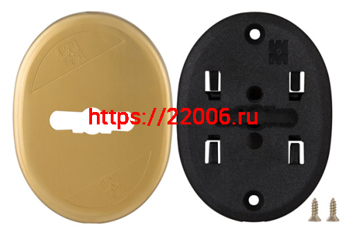 Накладка Mottura (Моттура) на сувальдный замок овальная со шторкой 95.324 (БРОНЗА), 1 шт