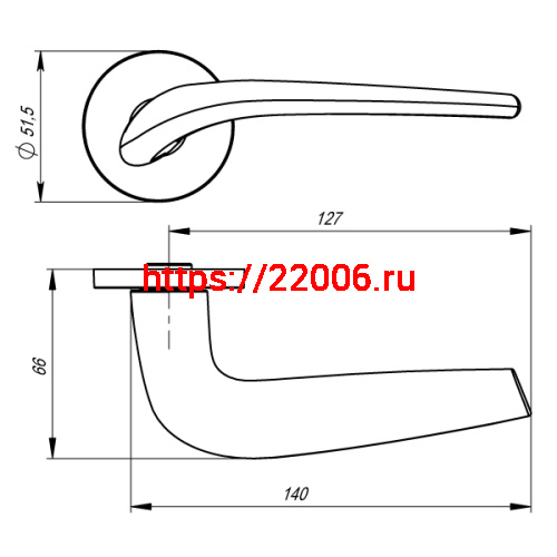 Ручка Armadillo (Армадилло) раздельная TWIN URS/HD BPVD-77 Вороненый никель фото 2 Ручка Armadillo (Армадилло) раздельная TWIN URS/HD BPVD-77 Вороненый никель фото 2