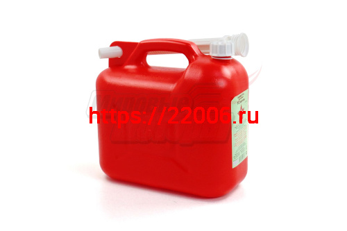 Канистра 10л пластик "Звезда" с заливным устройством Канистра 10л пластик "Звезда" с заливным устройством
