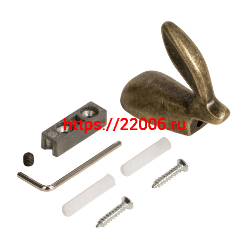 Крючок Ajax (Аякс) настенный MB-LM/K-001 AB бронза фото 4 Крючок Ajax (Аякс) настенный MB-LM/K-001 AB бронза фото 4