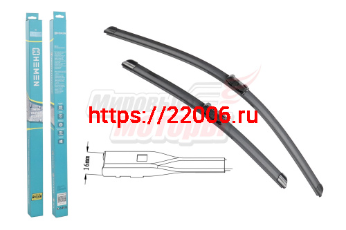 Щётки стеклоочистителя комплект 2шт. HEMEN 400/650 мм (HP6540B216) Щётки стеклоочистителя комплект 2шт. HEMEN 400/650 мм (HP6540B216)