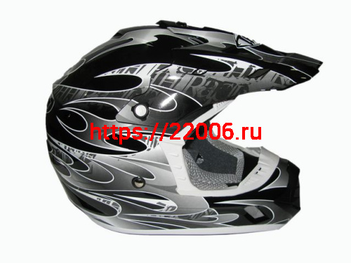 Мотошлем THH TX-12 №3 black/ white (S) kids