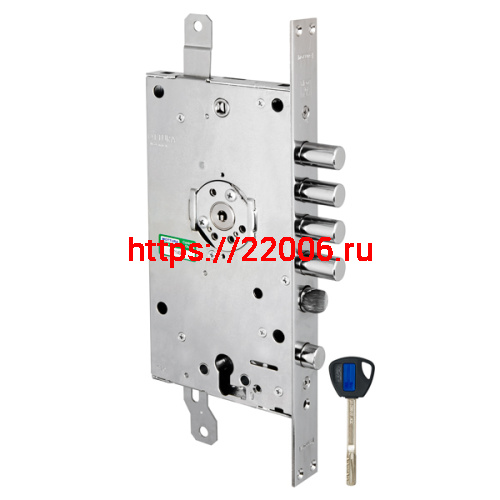 Замок Mottura (Моттура) врезной двухсистемный 3D KEY 3D.787-D (правый), ключ 40 мм Замок Mottura (Моттура) врезной двухсистемный 3D KEY 3D.787-D (правый), ключ 40 мм