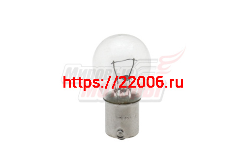 Лампа 12В21Вт (в поворотник,стоп сигнал) Россия Лампа 12В21Вт (в поворотник,стоп сигнал) Россия