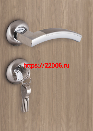 Ручка Fuaro (Фуаро) раздельная R.RM54.ACCORD (ACCORD RM) SN/CP-3 матовый никель/хром фото 2 Ручка Fuaro (Фуаро) раздельная R.RM54.ACCORD (ACCORD RM) SN/CP-3 матовый никель/хром фото 2