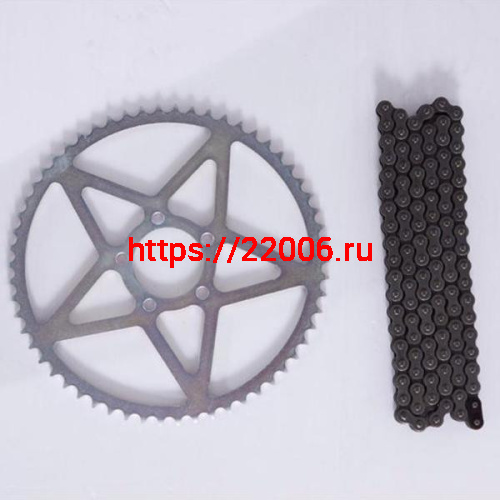 Звезда 58 + цепь SUR-RON Light bee